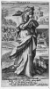 Folge der sieben Todsünden: Der Neid (5) Kupferstich von Crispin de Passe d. Ä. nach Zeichnungen von Maarten de Vos, vor 1600