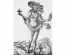 Die Buhlerin und der Narr, Holzschnitt von Hans Brosamer, 1530
