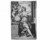 Serie der sitzenden Freien Künste: Die Astrologie (7), Kupferstich von Georg Pencz, um 1550