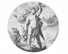 Serie der Jahreszeiten: Die Allegorie des Herbstes, Kupferstich von Jacob Matham, um 1600
