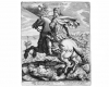Serie der Weltreiche: Julius Cäsar, Radierung von Matthäus Merian, 1593