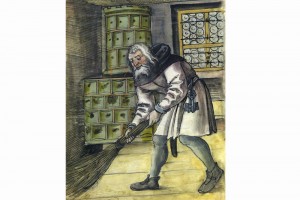 Der Hausdiener Pauly Mauser. Hausbücher der Nürnberger Zwölfbrüderstiftung, Nürnberg, 1513, Nürnberg, Stadtbibliothek