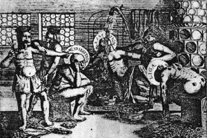 Flugblatt "Der leiblichen dreyen Schwestern". Kupferstich, um 1640